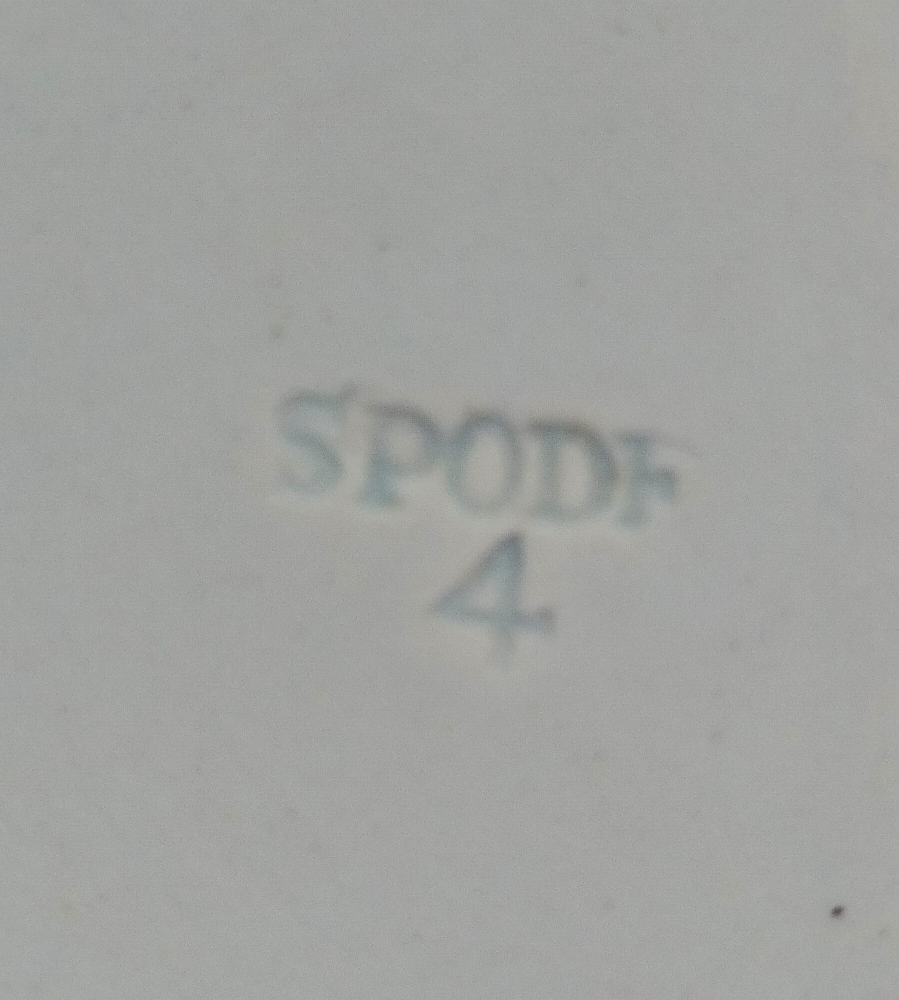 Antique English Georgian Blue and White Transfer Plate ~ "Death of the Bear" ~ Spode - Image 4